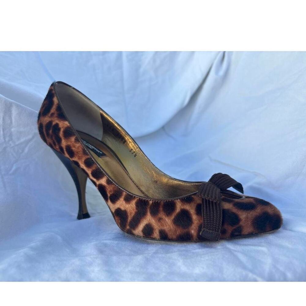 Dolce gabbana mohair leopard
